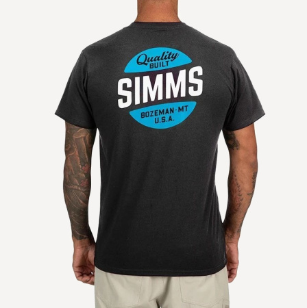 Футболка Simms Quality Built Pocket T-Shirt (Мужской; M; Black)